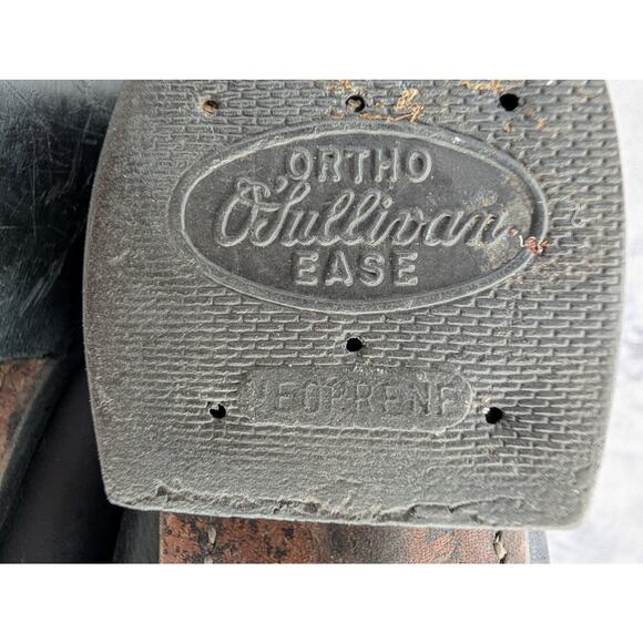 Ortho O\'Sullivan Ease Vintage Western Leather Cowboy Boots Black size 9.5B
